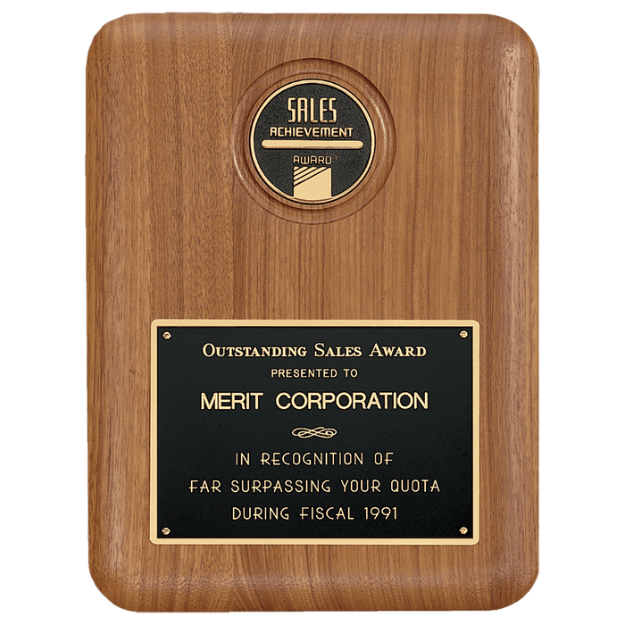 American Walnut CAM Plaque (Med Sold Separately)