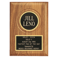 2.5" Disc on an American Walnut Plaque