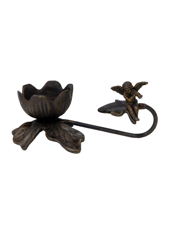 Angel Violin Metal Candle Holder Votive