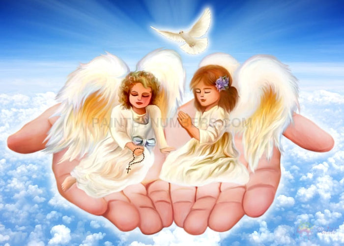 Angels In Gods Hands Paint By Numbers Kit For Adults