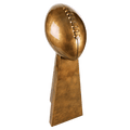 10.25" Antique Gold Football Resin