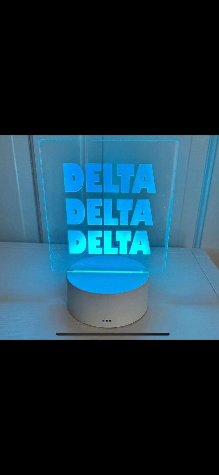 AOPi Sorority LED Sign