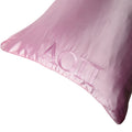 AOPi Sorority Pink Embroidered Satin Pillowcase