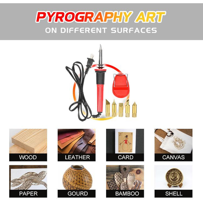 ArtSupreme Canvas Pyrography Set
