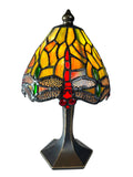 Autumn Dragonfly Tiffany Accent Lamp