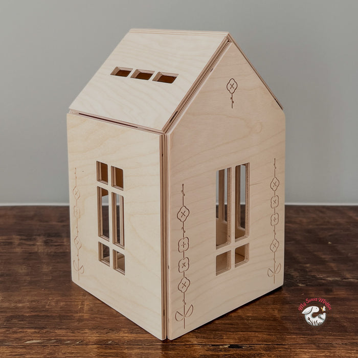 Babai Magnetic Wooden Doll House, Folk Story, Large