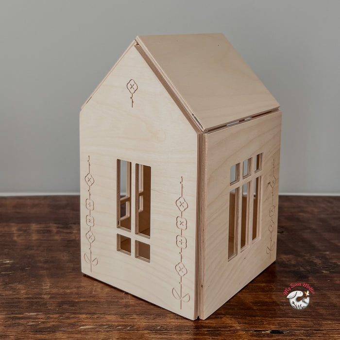 Babai Magnetic Wooden Doll House, Folk Story, Large