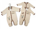 Baby Boys 2 pcs Sleepsuit - Daddy's Little Genius (Bis 2025-1616) - Kidswholesale.co.uk
