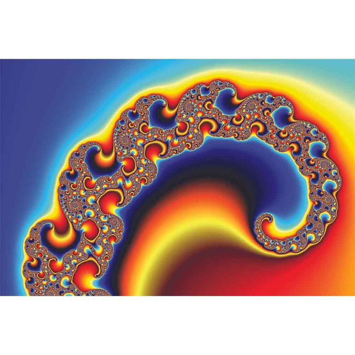 Dencat Fractal Art Gloss Poster Printed | Wallhogs