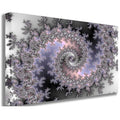 Ice Swirl Fractal Art Canvas Printed | Wallhogs