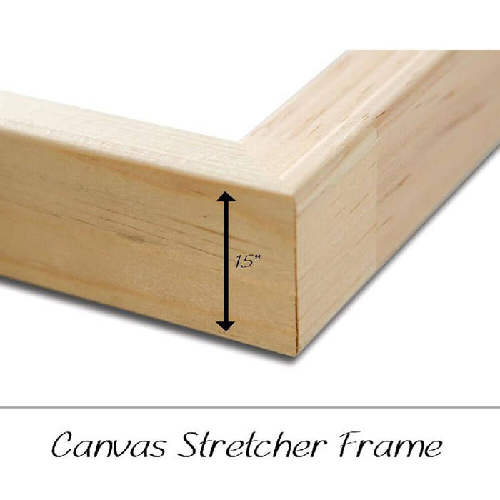 Real 1.5" Real Wood Canvas Stretchers | Wallhogs