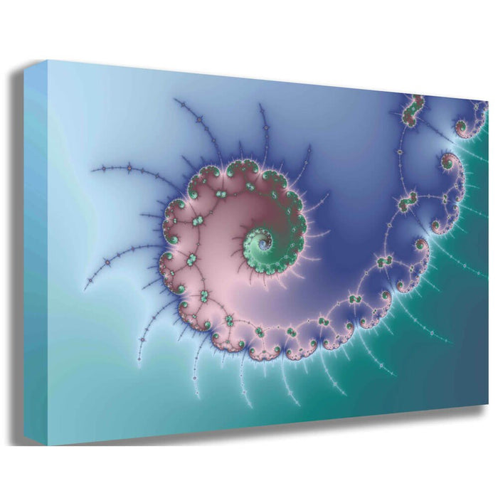 Swirl Fractal Art Canvas Printed | Wallhogs