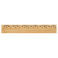6" Bamboo Ruler