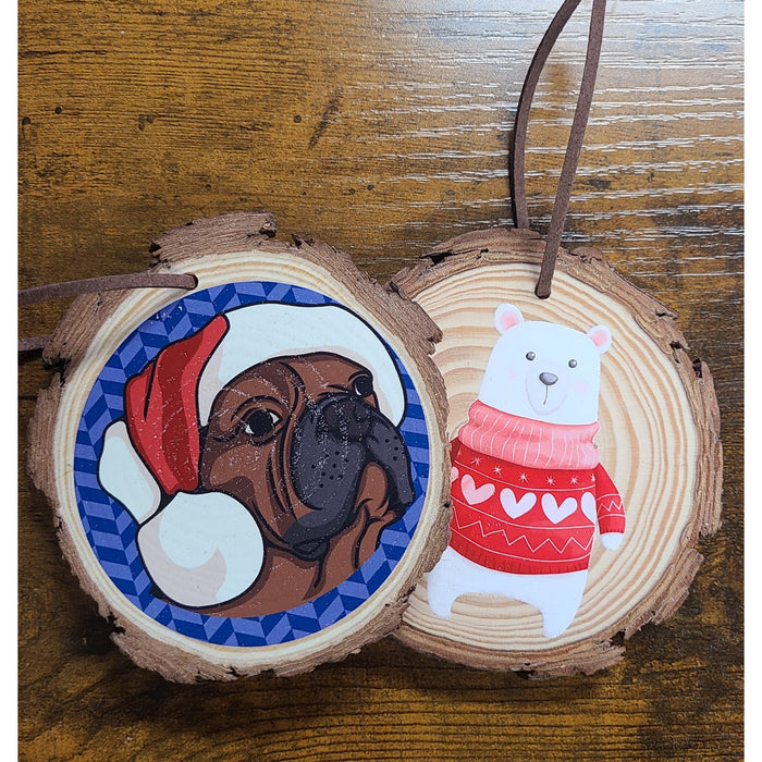 Bark Edged Ornament - OW02