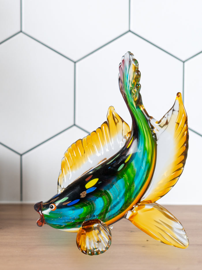 Bavaro Fish Handcrafted Art Glass Figurine