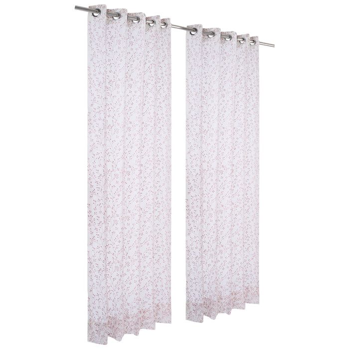 Beautiful Embroidery Colourful Sheer 02