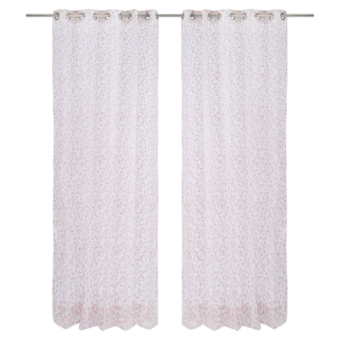 Beautiful Embroidery Colourful Sheer 02