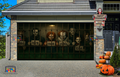Behind Bars of Terror - Garage Door Cover