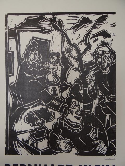 Bernhard Klein (1888-1967) Gallery Poster 1968 AP401