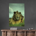 16x24 inch King of the Jungle Decal Installed Above Table