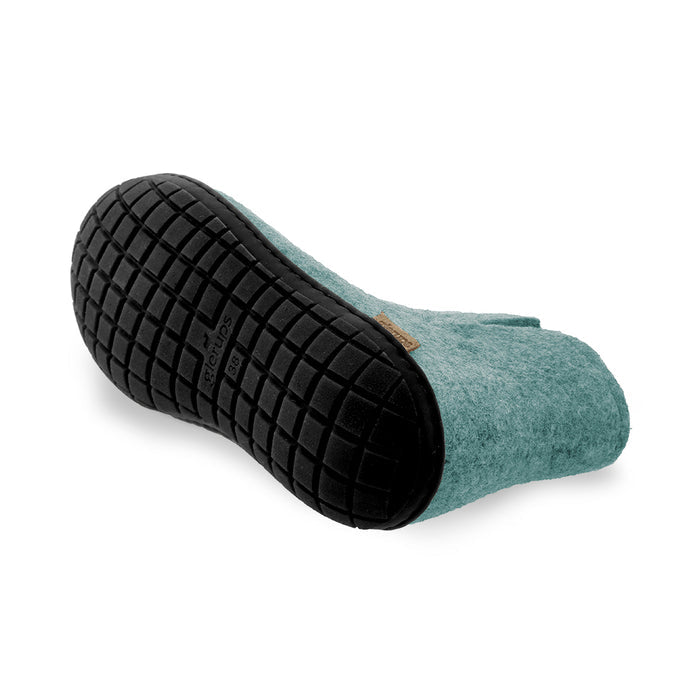 Boot with natural rubber sole - black - North Sea