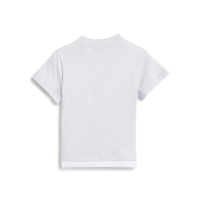 Boys White Graphic Printed T-shirt