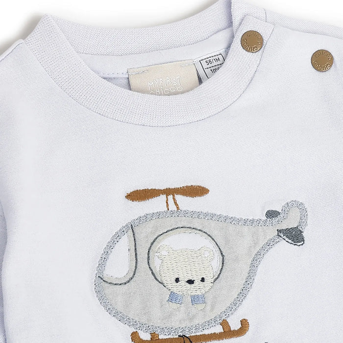 Boys White Graphic Printed T-shirt