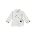 Boys White Printed T-shirt