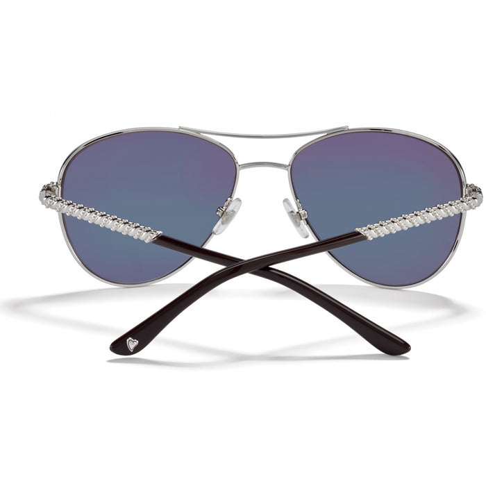 Brighton Helix Sunglasses-Gray/Pink Tint