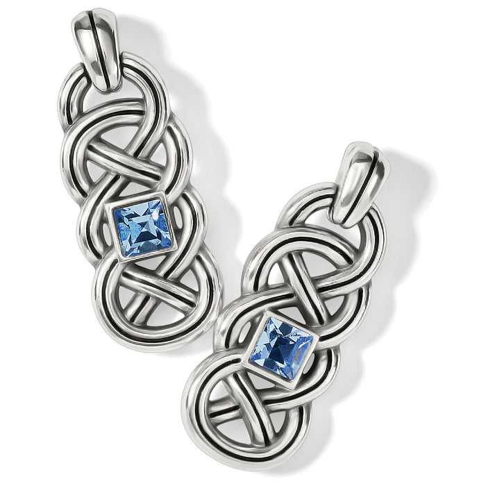 Brighton Interlok Lustre Post Drop Earrings
