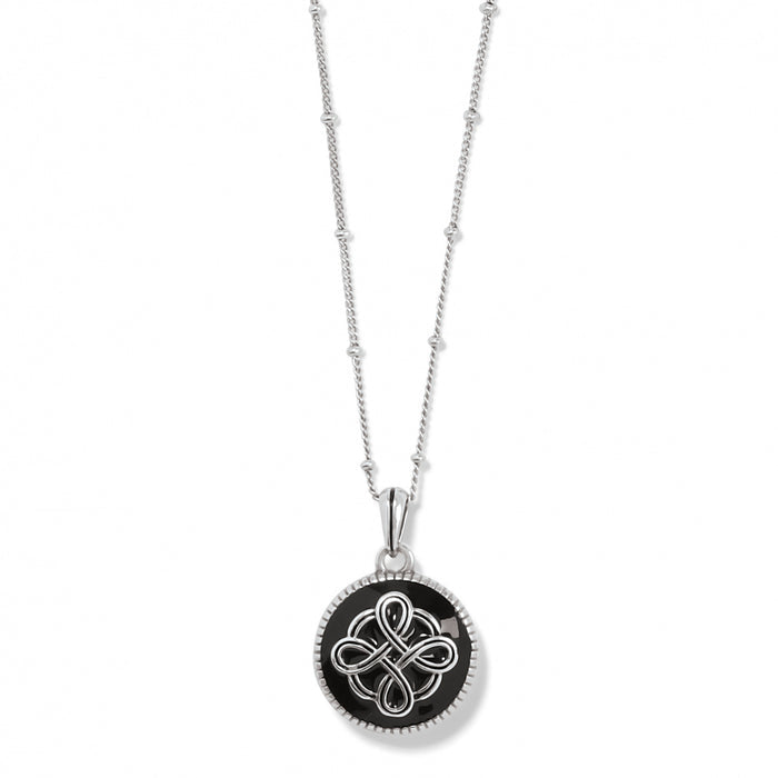 Brighton Interlok Noir Reversible Necklace