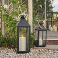 Brixham Leather Handle Lantern Duo with TruGlow® Candles