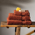 Burnt Orange Egyptian Cotton Bath Towels