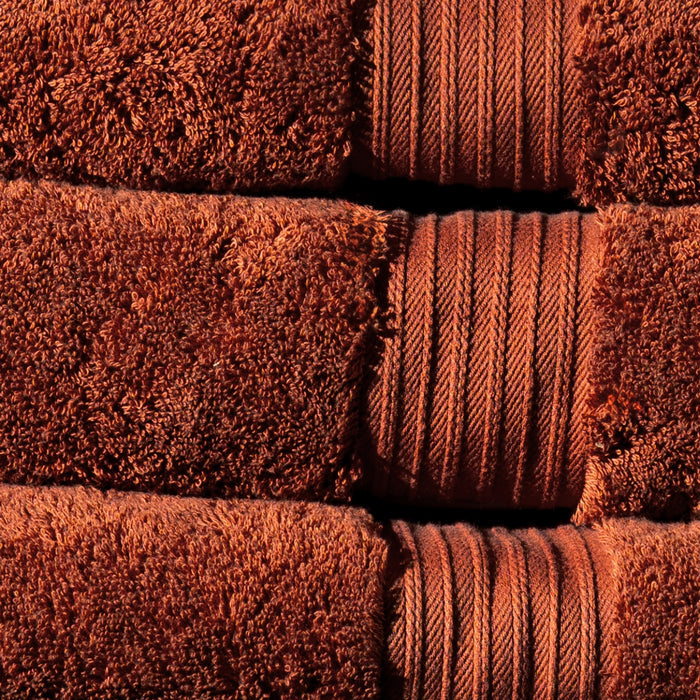 Burnt Orange Egyptian Cotton Bath Towels