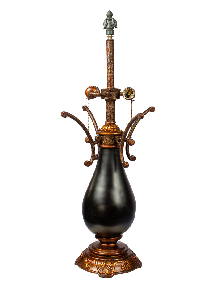 Byron Oval 27" Tall Antique Bronze Base