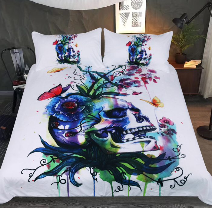 Candid by Pixie Cold Art Bedding Set  3pc Duvet Bedding Set