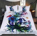 Candid by Pixie Cold Art Bedding Set  3pc Duvet Bedding Set