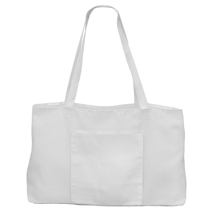 Canvas Bag with Leatherette Gusset - SCK11
