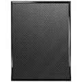6" x 8" Piano Carbon Fiber Finish Plaque