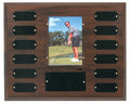 Photo Holder, Completed Cherry Finish Perpetual Plaque