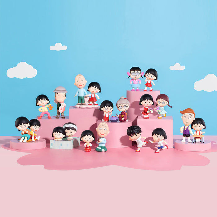 Chibi Maruko Chan's The Time With You Series Figures: a collectible vinyl-toy set showcasing the young girl's adventures with family and friends.