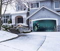 Christmas Blue Background Door - Decor-Your-Door