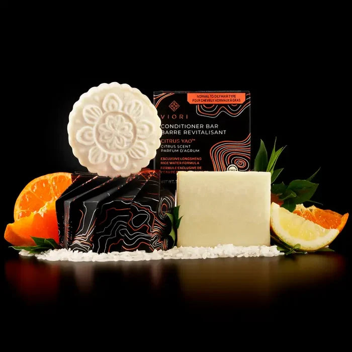 Citrus Yao Rice Water Shampoo & Conditioner Bar Bundle