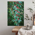 16x24 inch Berries Decal Installed Above Table