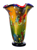 Coast Sand Hand Blown Art Glass Vase