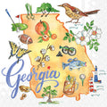 Cocktail Napkins -State of Georgia