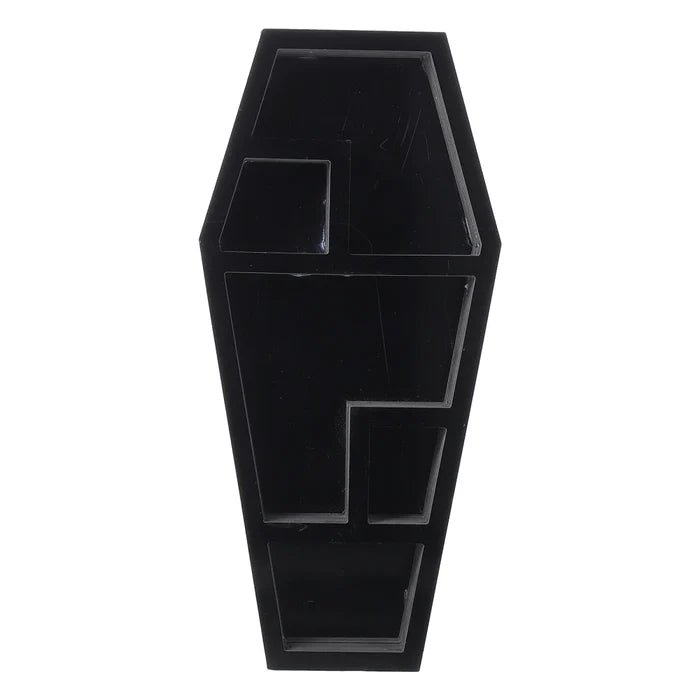 Coffin Essential Oil And Crystals Rack