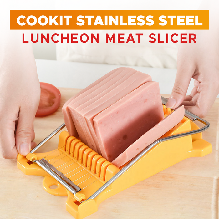 CookIt Stainless Steel Luncheon Meat Slicer