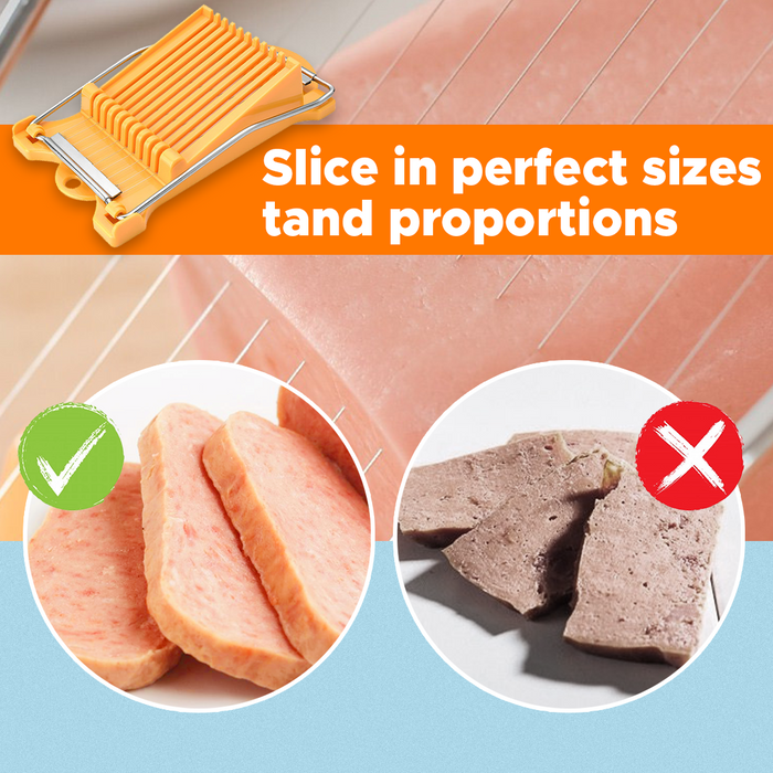 CookIt Stainless Steel Luncheon Meat Slicer