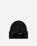 C.P. Company Cotton Goggle Beanie Black Hats Beanies RSCMAC747A-000727A 999